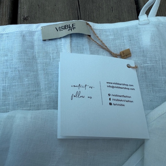 Linen Slip Dress Size LARGE - Picture 3 of 8